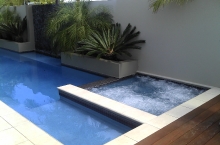 Lap Pool with Spa