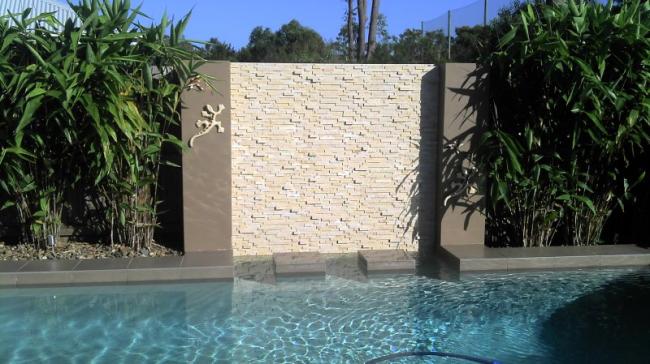 Stone Wall Water Feature