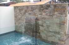 Stone Wall Water Feature